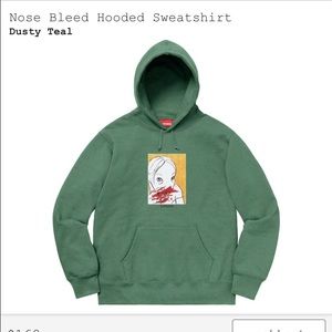 supreme nose bleed hoodie